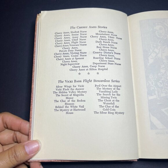 VTG 1944 Cherry Ames Army Nurse Grosset & Dunlap Hardcover Book by Helen Wells - Picture 7 of 12